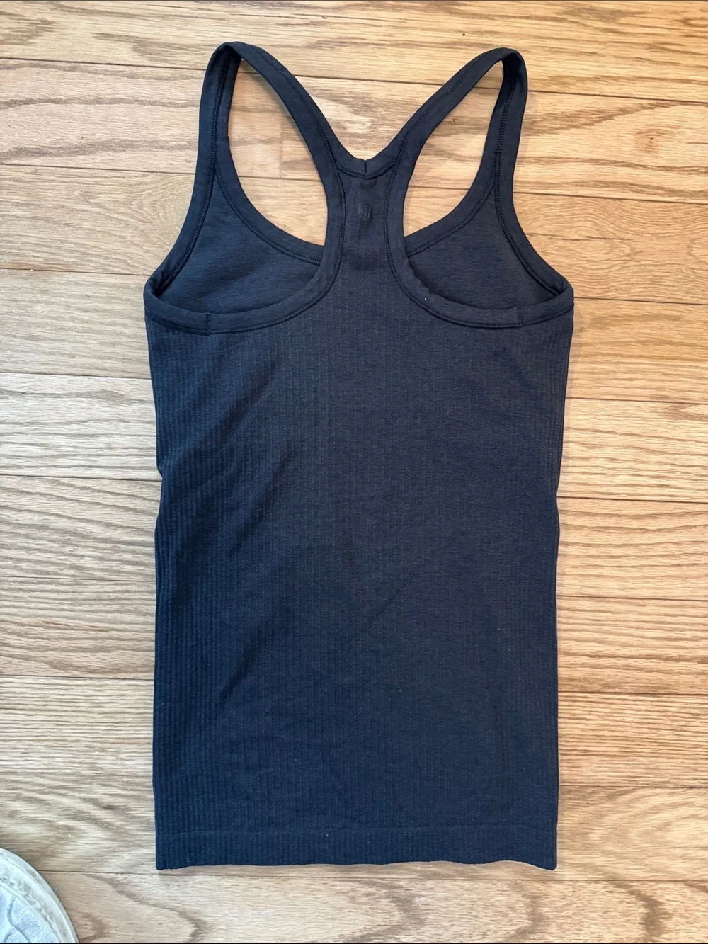 Lululemon Edd to Street Black Ribbed Racerback Tank Top - Women